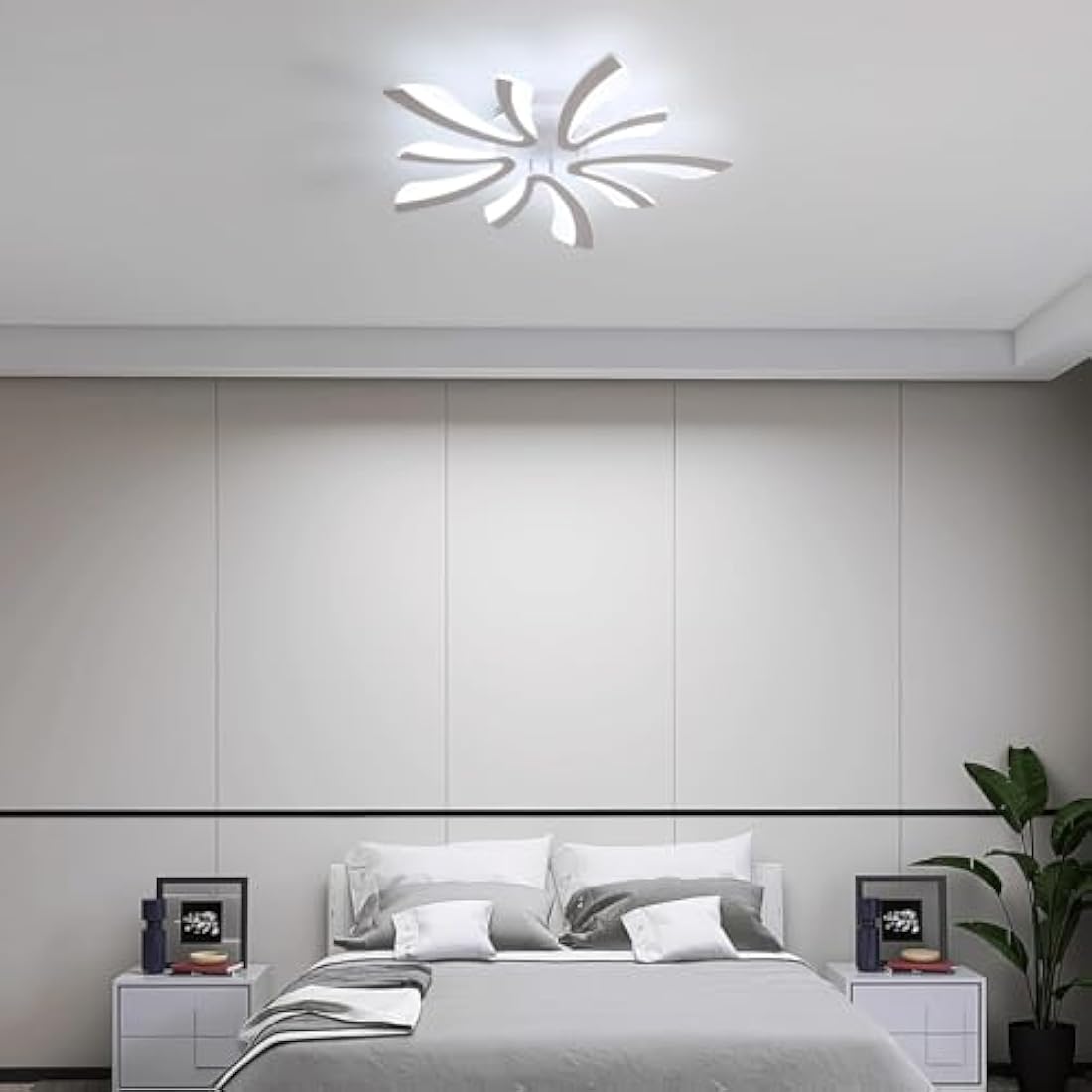 Comely Modern LED Ceiling Light | 50W 6500K Flush Mount Acrylic Lamp