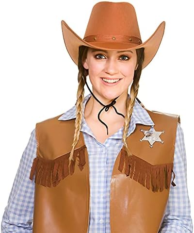 Wicked Costumes Texan Cowboy Hat – Adult Western Fancy Dress Accessory