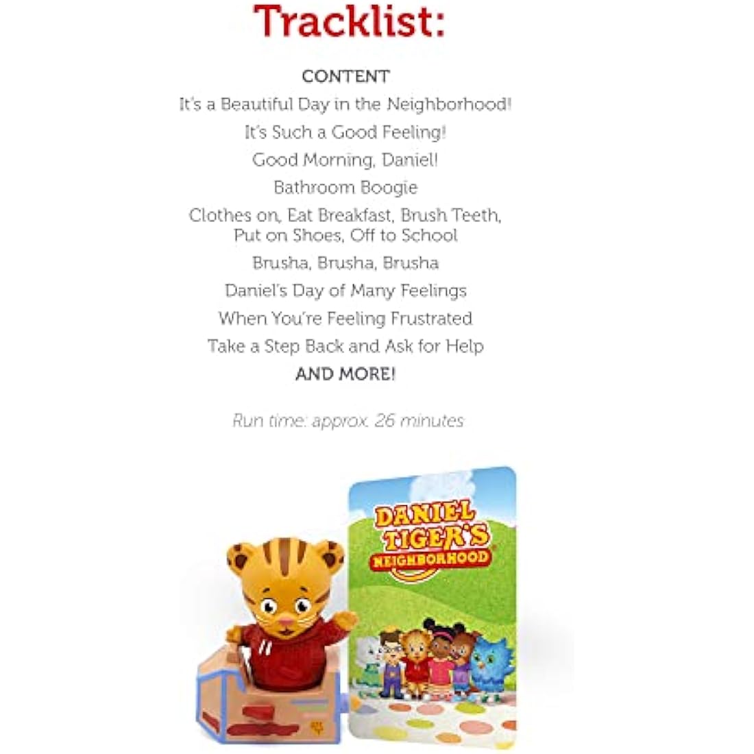Tonies Daniel Tiger Audio Toy Figurine - Daniel Tiger's Neighborhood