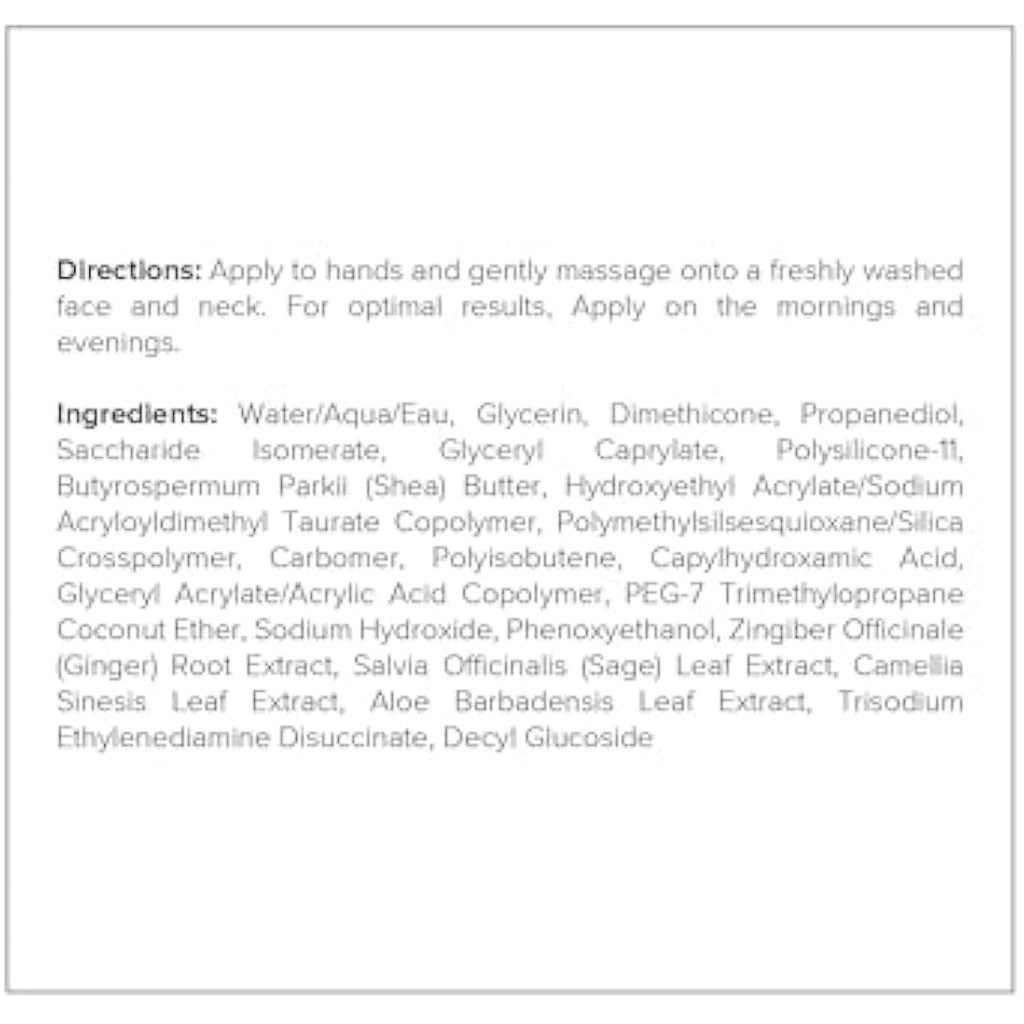 DRMTLGY Water Créme Face Moisturizer - Lightweight Hydrating Daily Cream