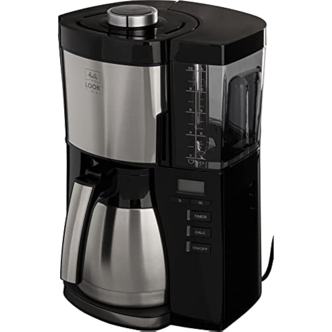Melitta Look V Timer Filter Coffee Machine | Thermal Jug | Black