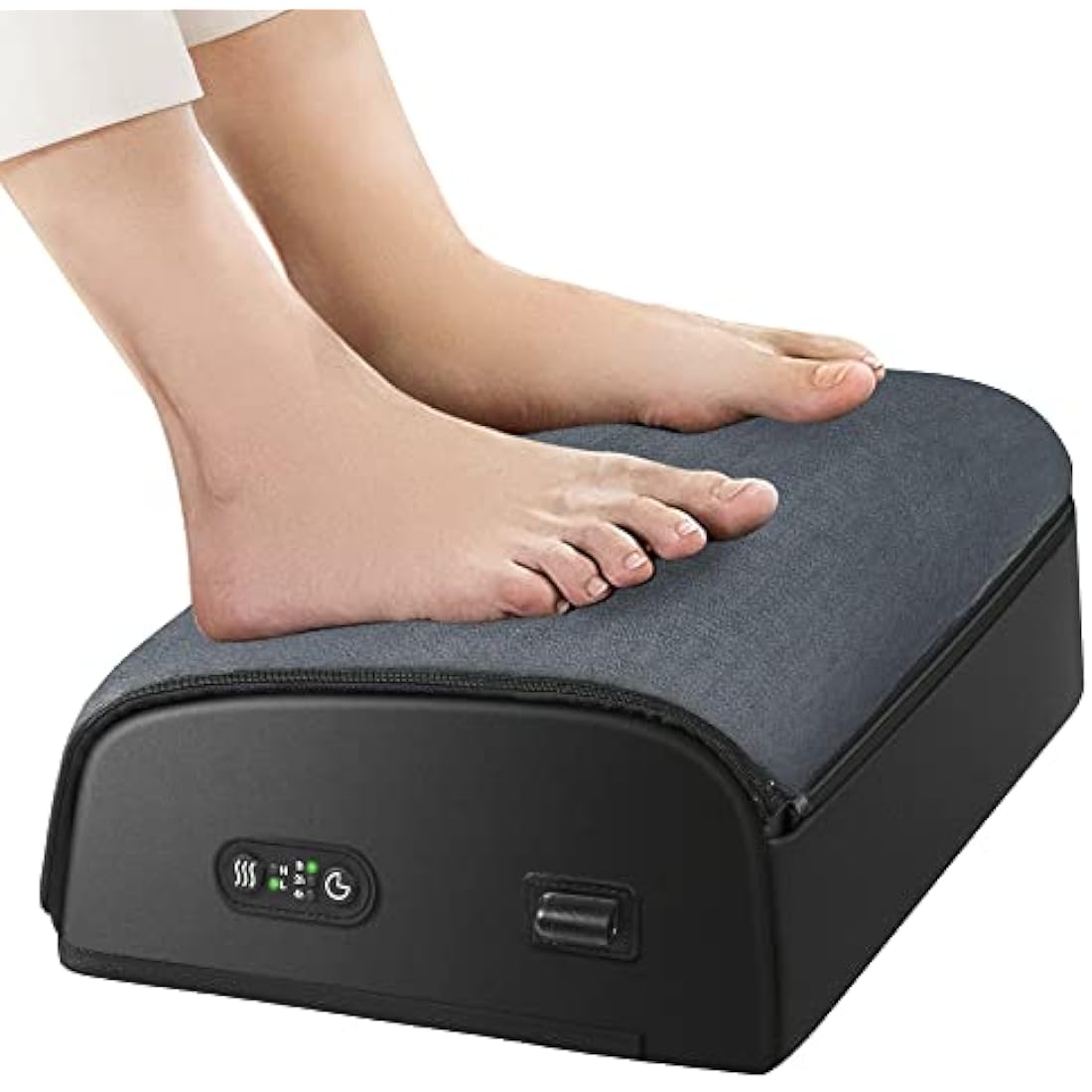 Comfier Heated Foot Rest | Ergonomic Memory Foam Under Desk Foot Warmer