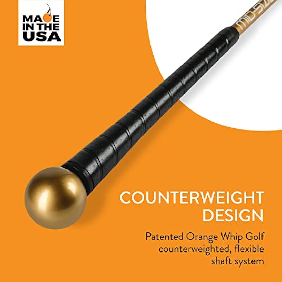Orange Whip Golf Swing Trainer – Mid-Size Rhythm & Tempo Aid