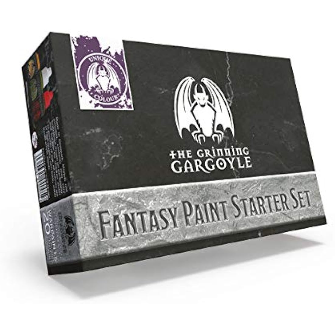 Grinning Gargoyle Miniature Paint Set - 20 Acrylic Paints with Brush