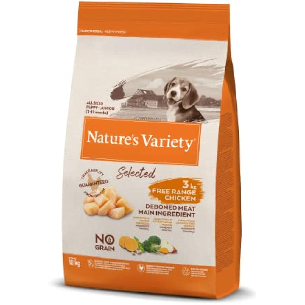 Nature's Variety Selected Junior Dry Dog Food - Free Range Chicken 10kg