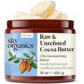 Sky Organics Raw Cocoa Butter – 100% Unrefined Body Moisturizer, 454g