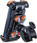 Lamicall Anti-Shock Motorcycle Phone Mount – Universal Bike Holder, Orange