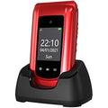 Uleway Big Button Flip Mobile Phone for Elderly with SOS Button – Red