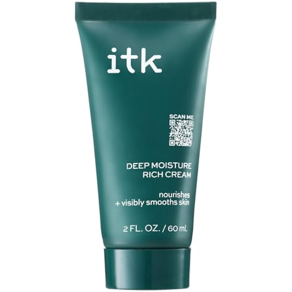 ITK Deep Moisture Rich Cream for Dry Skin - Hydrating Face Moisturizer