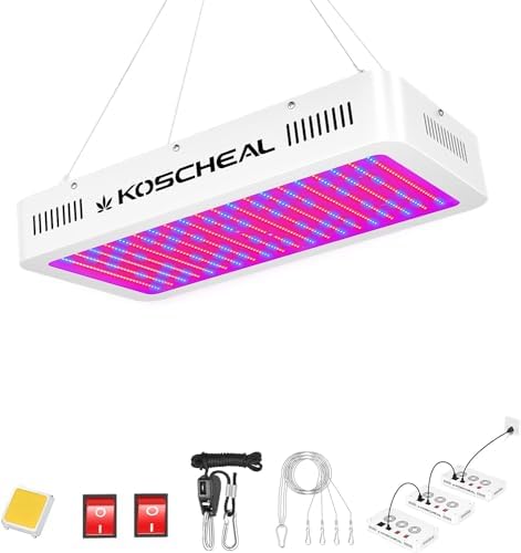 KOSCHEAL KS2000 LED Grow Light | 230W Full Spectrum Samsung LM301B
