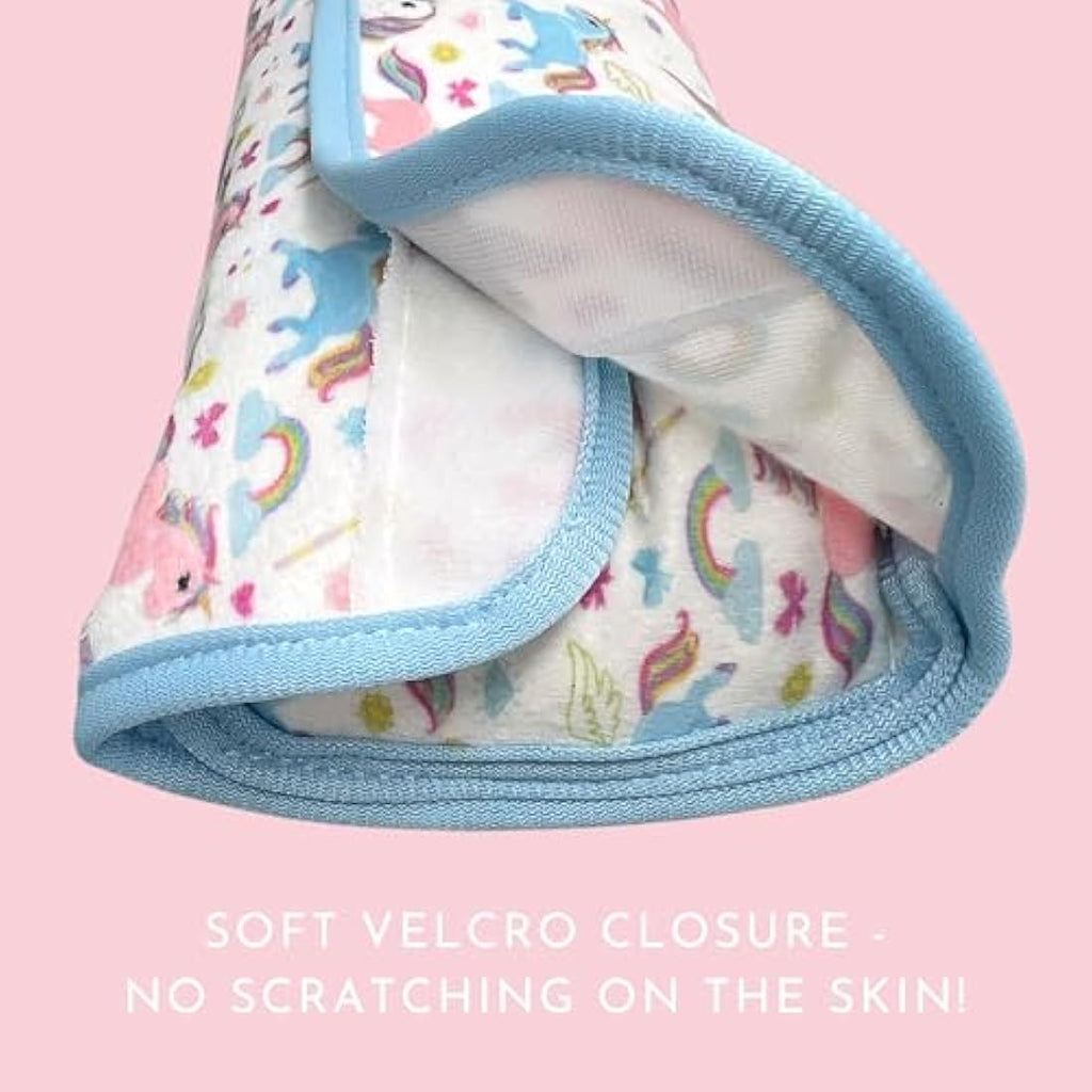 HECKBO Unicorn Car Seatbelt Pillow – Soft Washable Travel Cushion