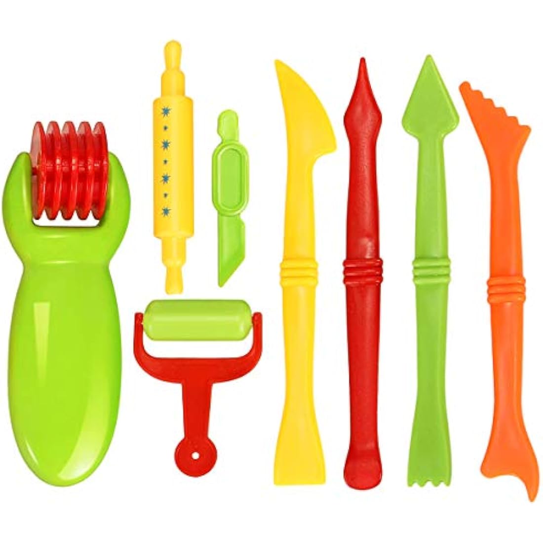 26-Piece Dough Tools Kit – Colorful Plasticine Clay Cutters