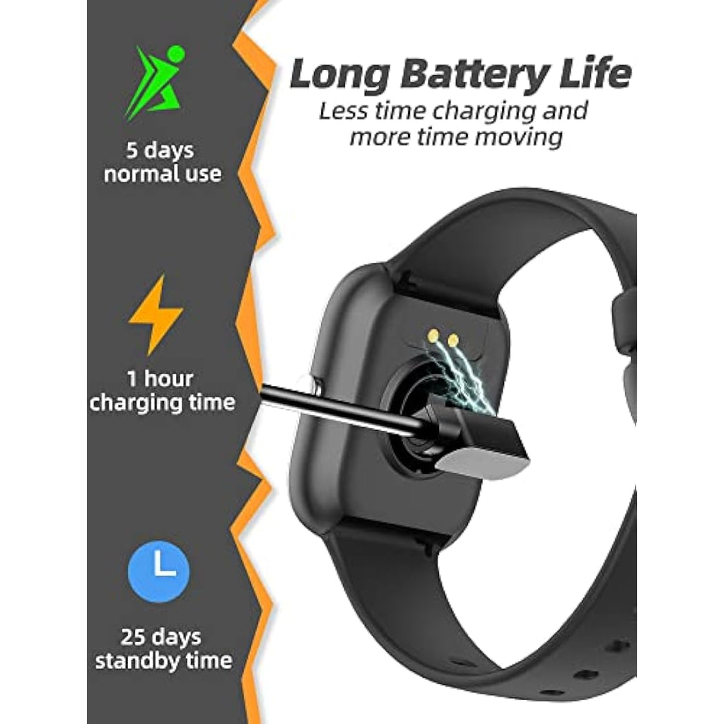 Slothcloud Kids Smart Watch – IP68 Waterproof Fitness Tracker for Boys Girls