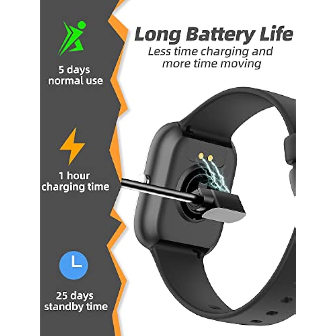 Slothcloud Kids Smart Watch – IP68 Waterproof Fitness Tracker for Boys Girls