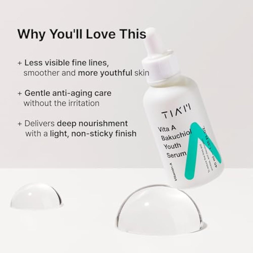 TIAM Vita A Bakuchiol Youth Serum – Firming Collagen K-Beauty Serum