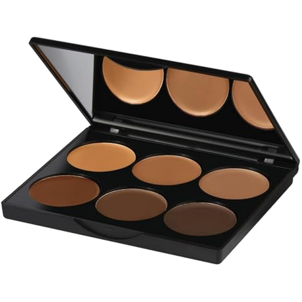 Sleek MakeUP Cream Contour Kit – 6 Blendable Shades – Extra Dark