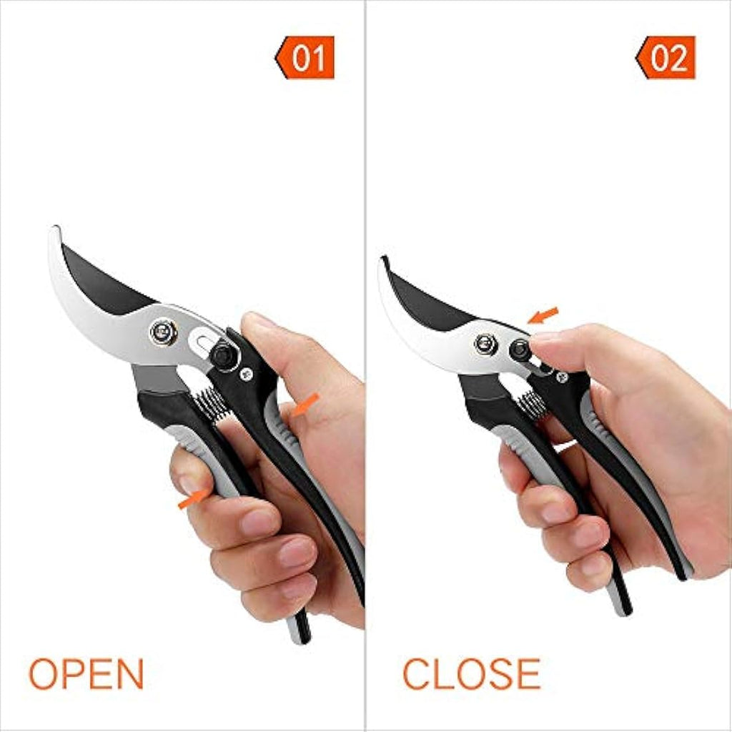Jolof Store SK-5 Steel Pruning Shears – Professional Bypass Garden Clippers