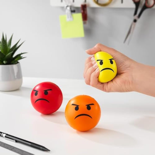 #winning Emoticon Stress Balls - 3 Pack Hand Therapy & Grip Strength