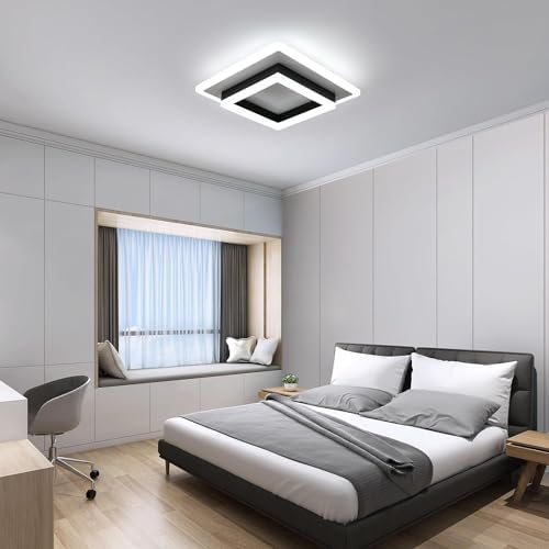 Comely Modern Square LED Ceiling Light – 30W 6500K Acrylic Lamp