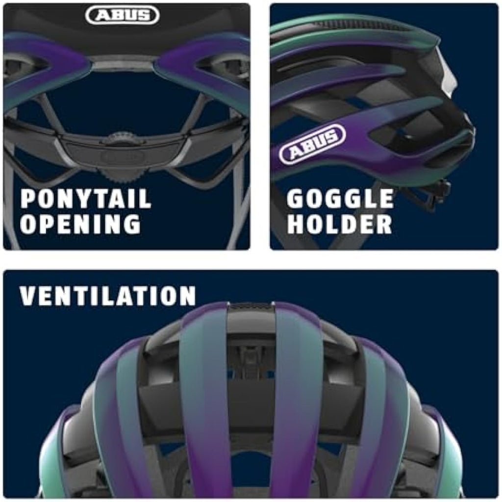 ABUS AirBreaker Road Bike Helmet – Lightweight Aerodynamic Cycling Gear