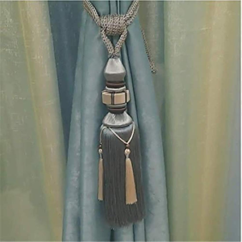Handmade Tassel Curtain Tiebacks | 1 Pair Decorative Holdbacks