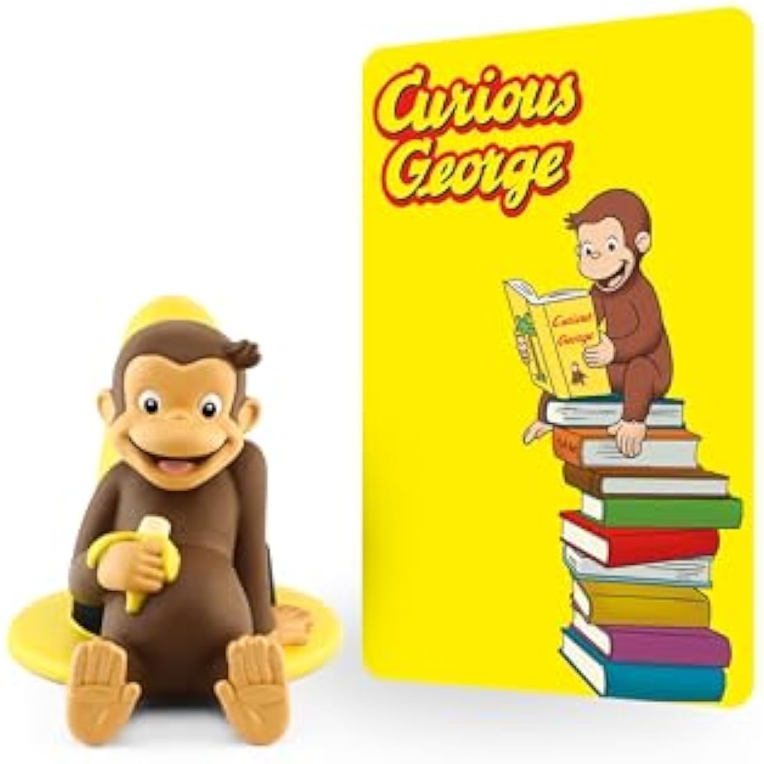 Tonies Curious George Audio Play Character - 4 Stories for Toniebox