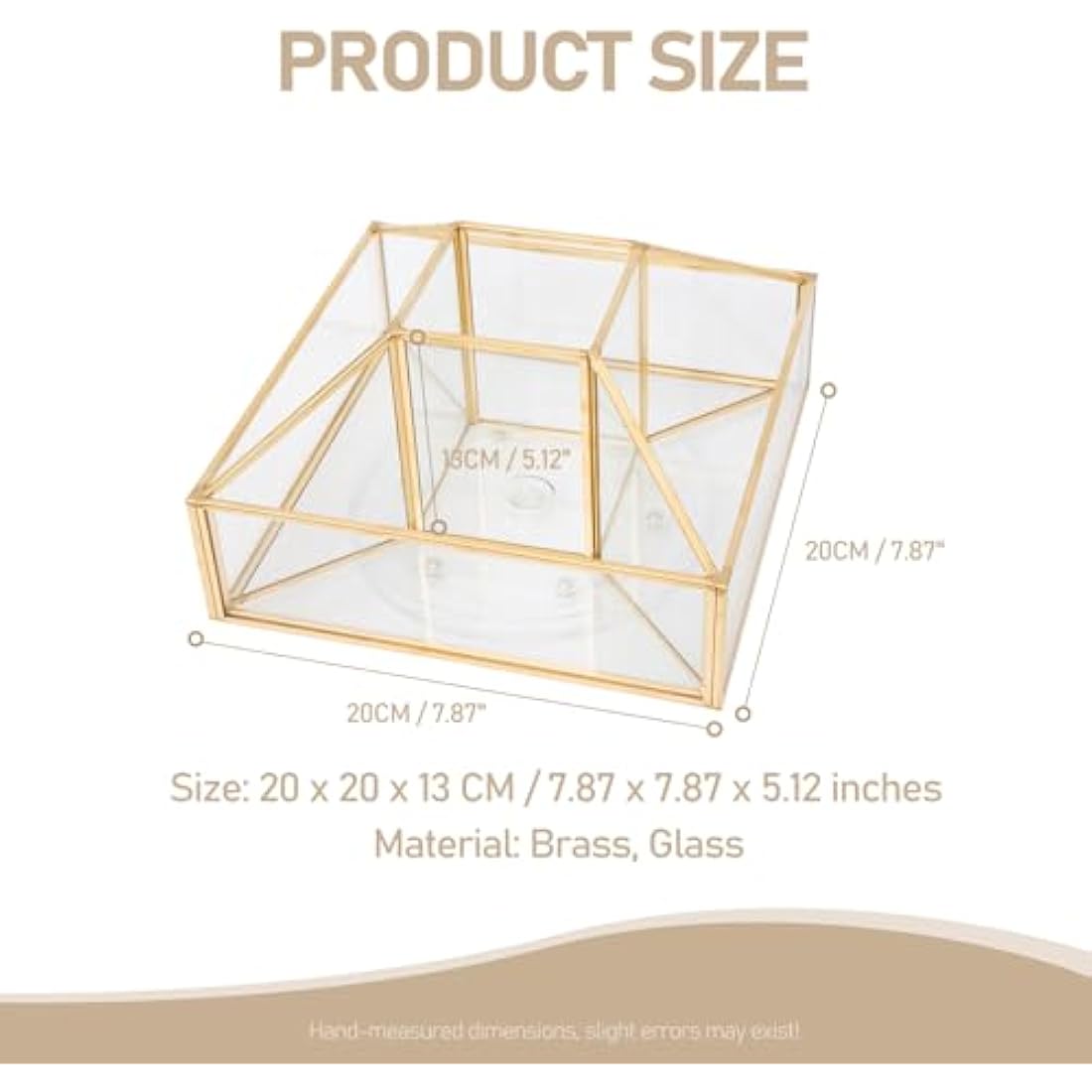 SLHEQING 360° Drehbarer Make-up-Organizer – Glas Schmink Aufbewahrung