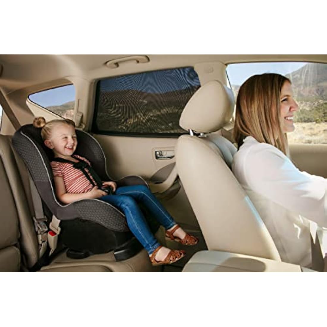 Car Window Shades for Baby – UV Protection SUV Mesh (2 Pack)