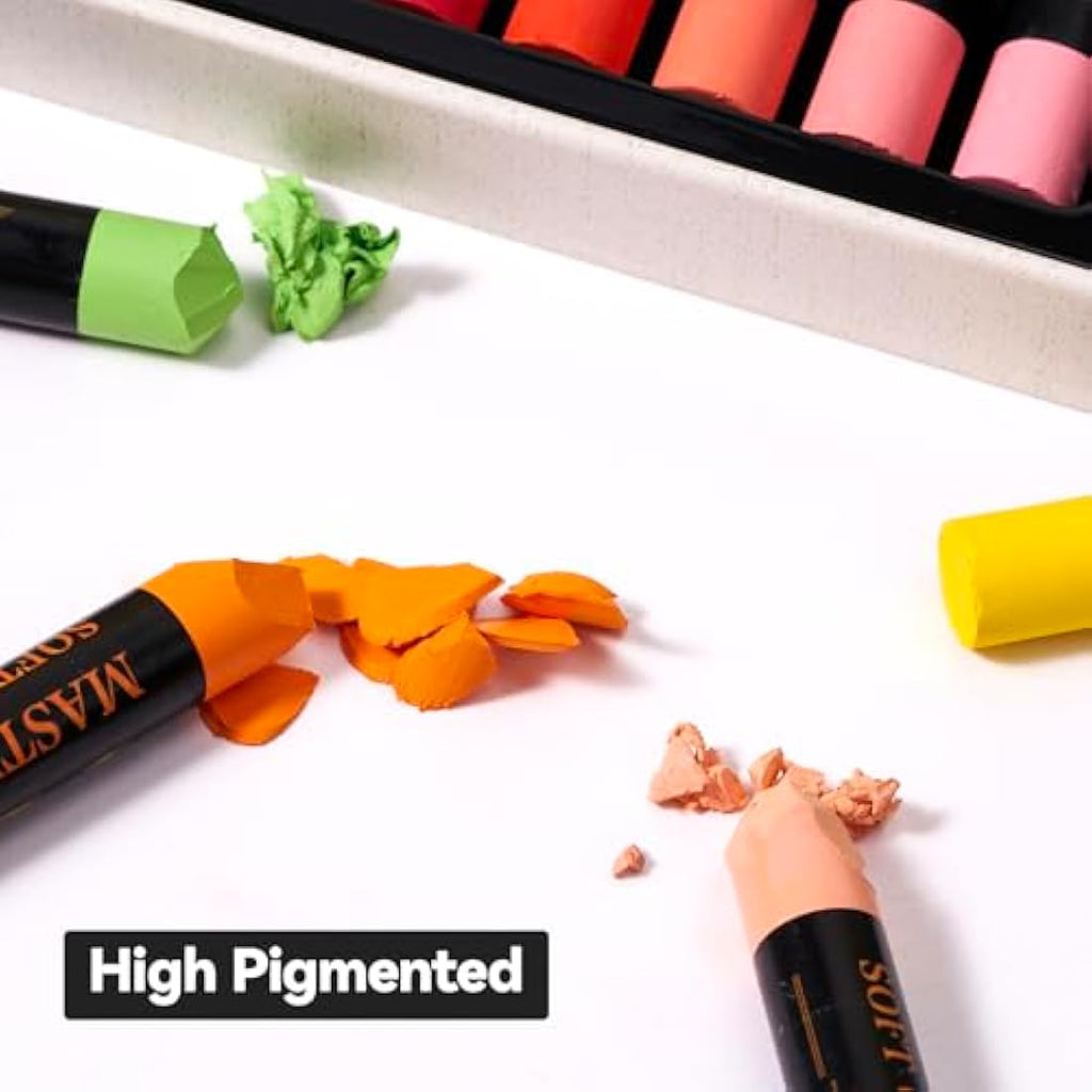 Lightwish Professional Oil Pastels – 52 Vibrant Colors for Artists