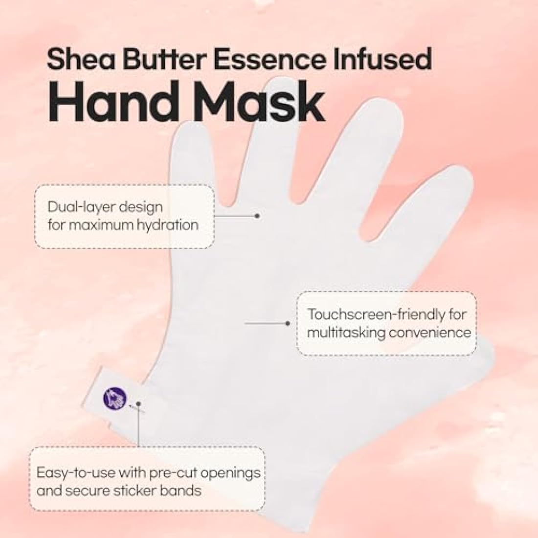 Epielle Moisturizing Hand & Foot Masks - 12 Pairs with Avocado Oil
