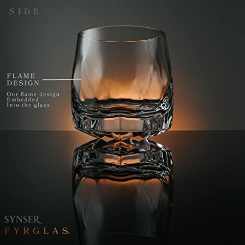 Jolof Store Fyrglas Whisky Glass Gift Set | Luxury Tumbler & Cooling Cubes