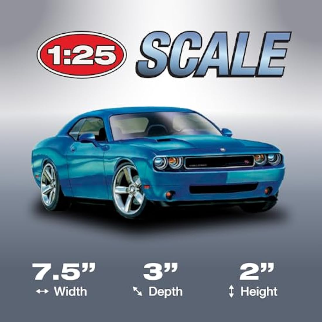 2009 Dodge Challenger R/T Plastic Model Kit – 1/25 Scale Car Hobby