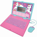 Lexibook Unicorn Bilingual Educational Laptop - 124 Activities for Kids