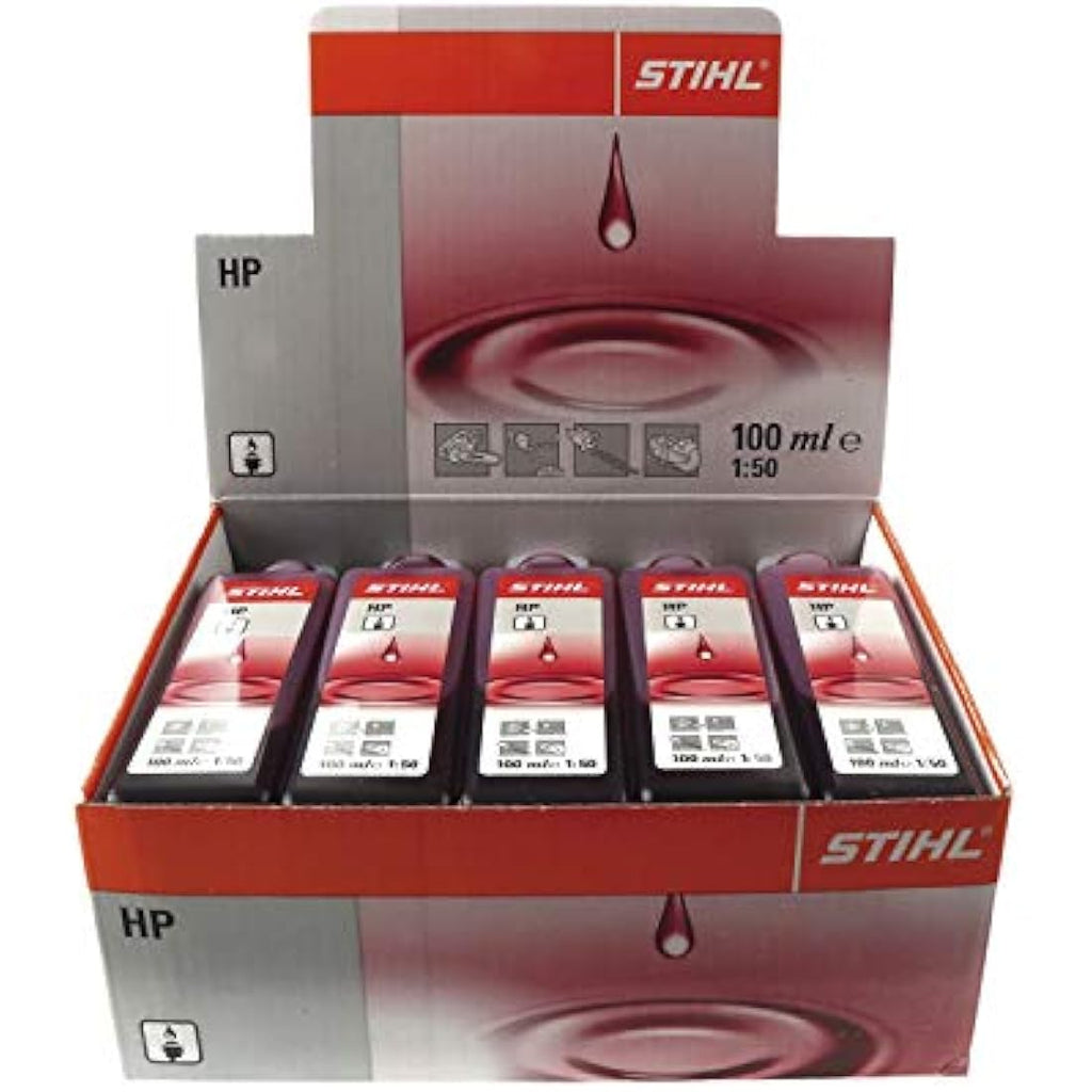 Stihl 2-Stroke Engine Oil 1:50 – 100ml Mineral Oil (Pack of 10)