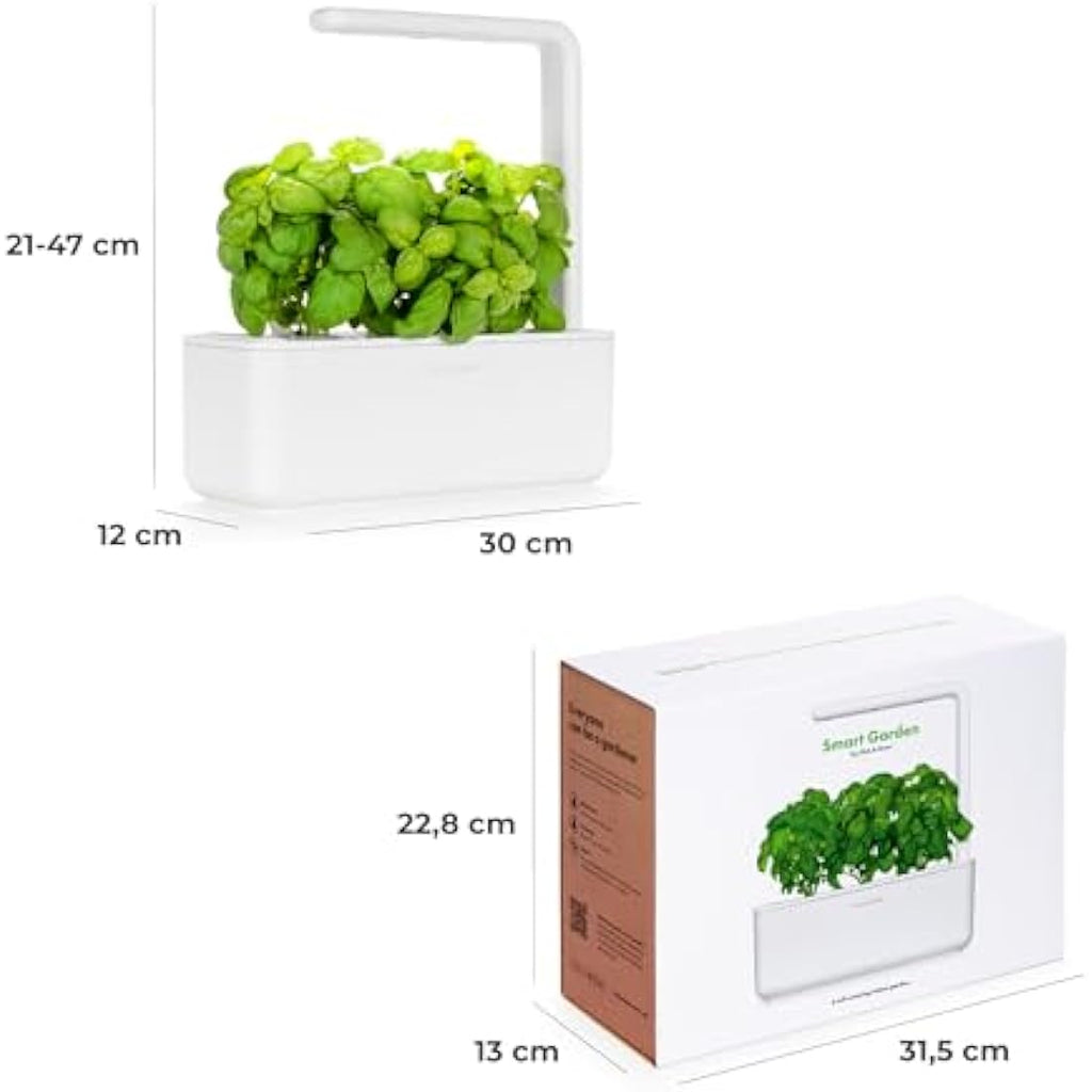 Smart Garden Indoor Herb Kit with LED Grow Lights - White
