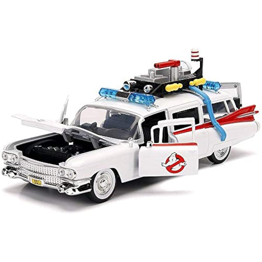 Jada Ghostbusters ECTO-1 Diecast Car – 1:24 Scale Hollywood Rides Model