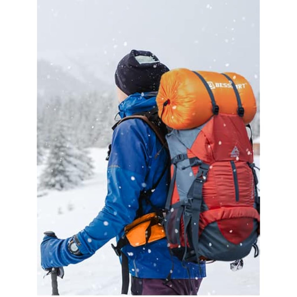 Bessport Mummy Sleeping Bag – 4 Season Ultralight 0°C Camping Gear