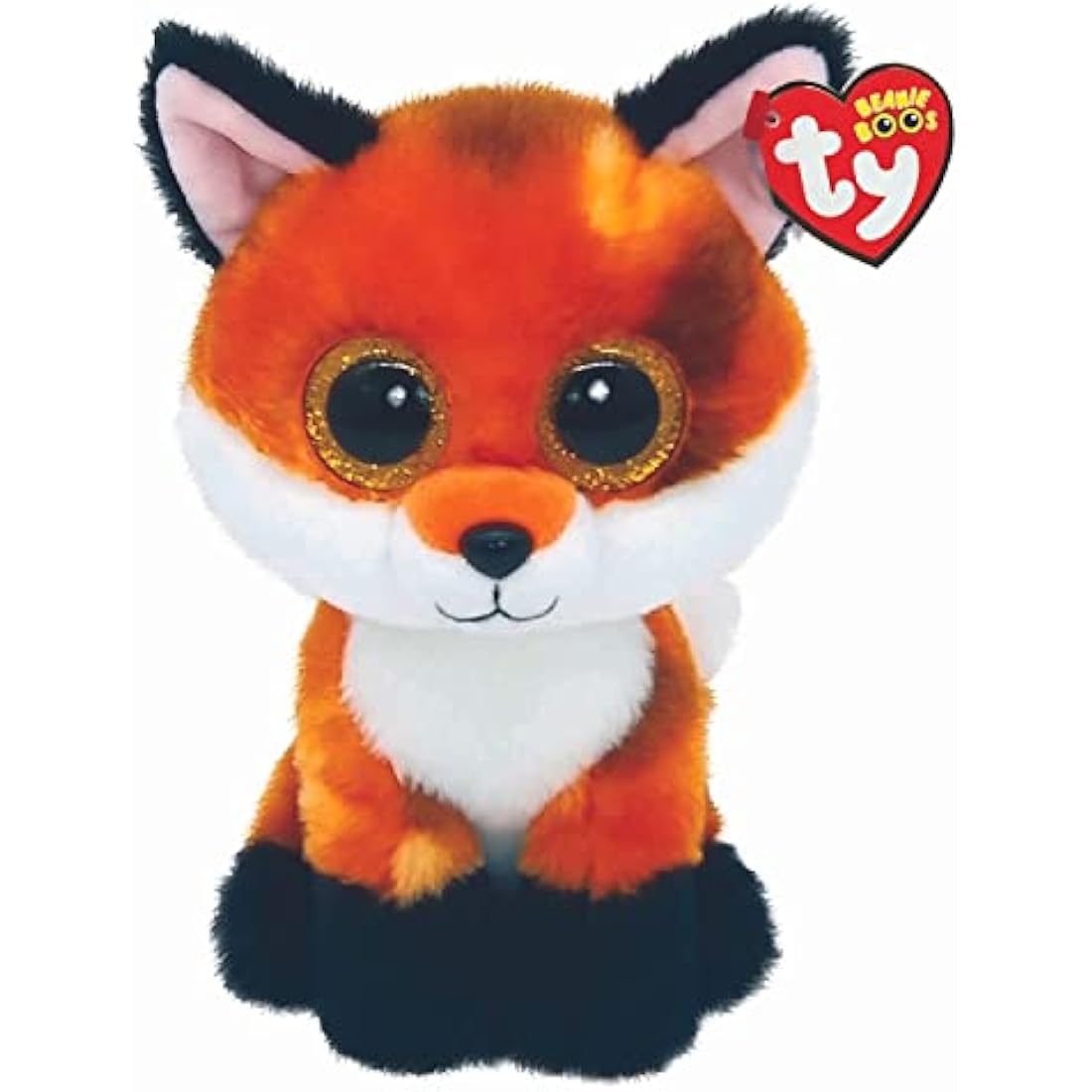 Ty Beanie Boos Meadow Fox Plush Toy | 6-Inch Orange Stuffed Animal