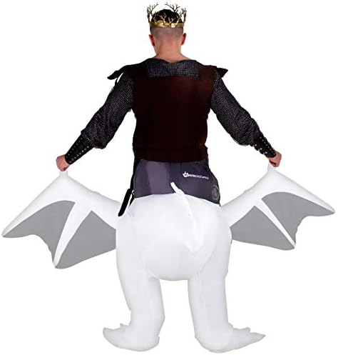 Morph Adult Inflatable Ride-On Dragon Halloween Fancy Dress Costume