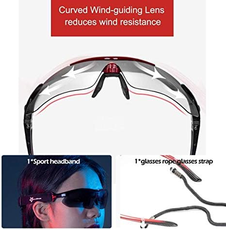 ROCKBROS Polarized Cycling Sunglasses | 5 Interchangeable Lenses TR90