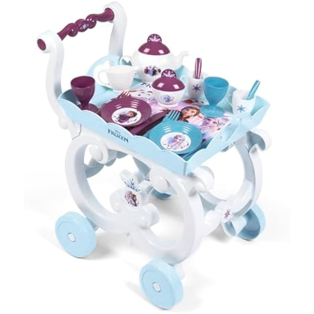 Disney Frozen 2 Kids Pretend Play Tea Trolley Set with 17 Accessories