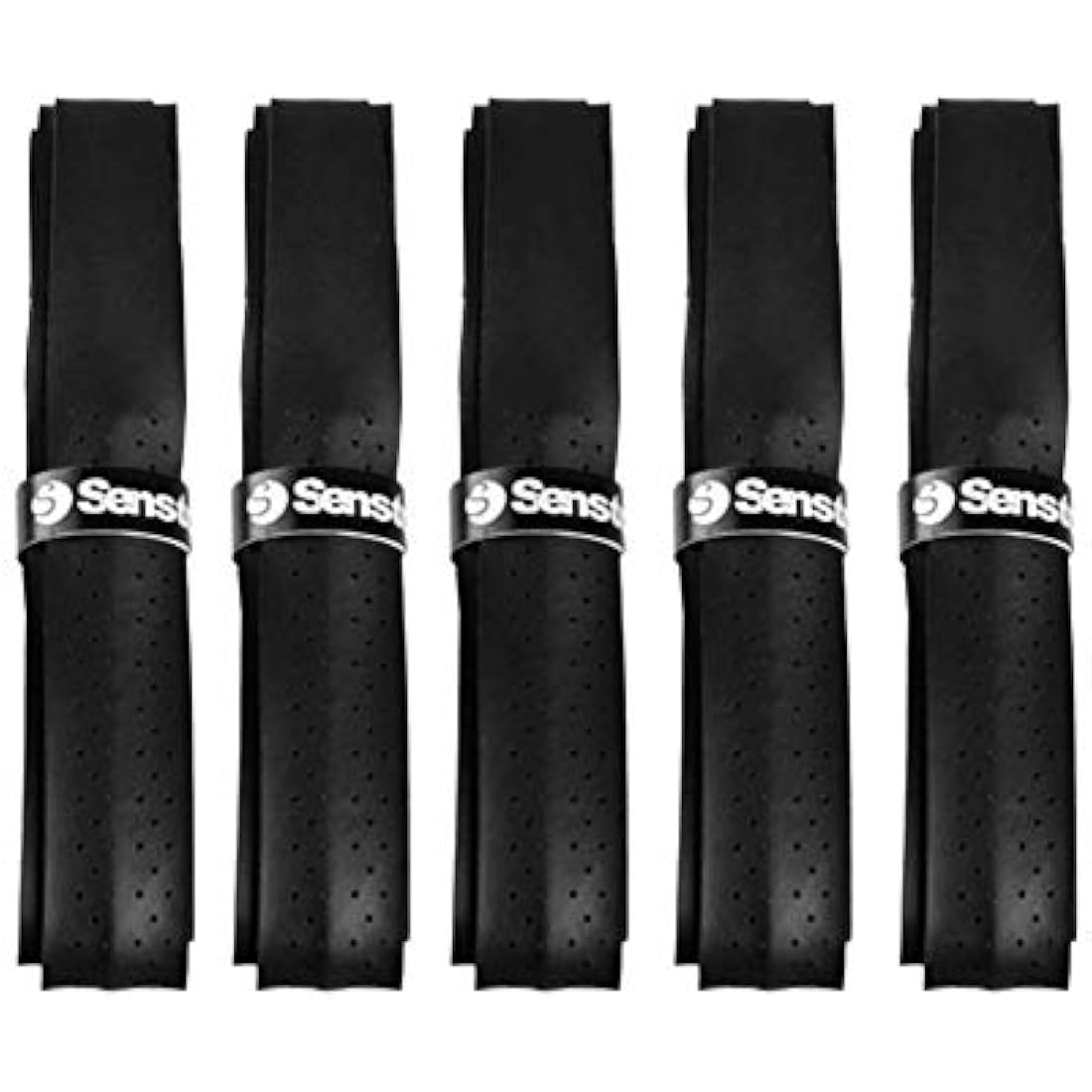 Senston PU Tennis Racket Overgrip – 5 Pack Anti-Slip Perforated Grips