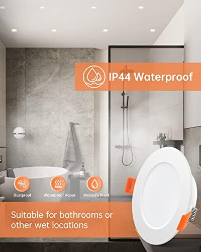 Tomosu Ultra Slim LED Downlights | 4000K IP44 Bathroom Spotlights | 20 Pack