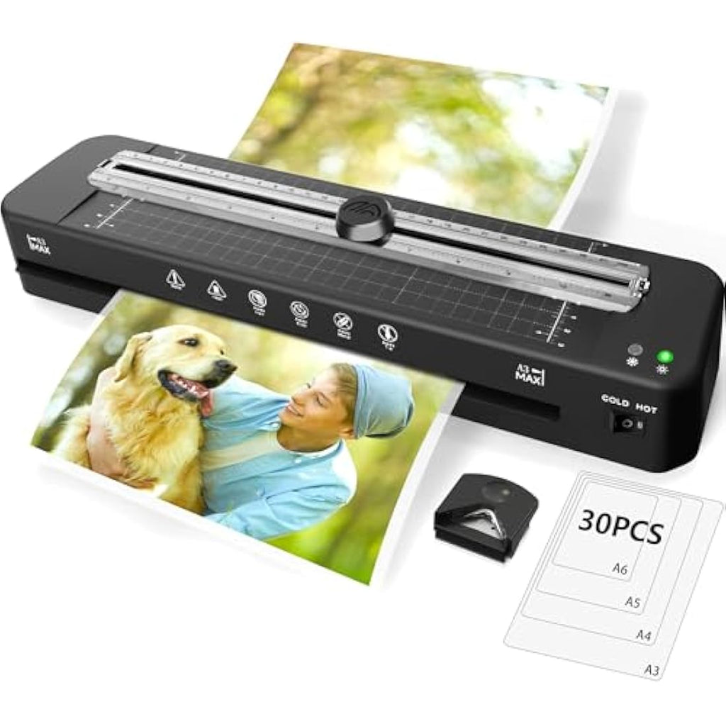 Jolof Store A3 Laminator Machine | 5-in-1 Thermal & Cold Laminating Kit