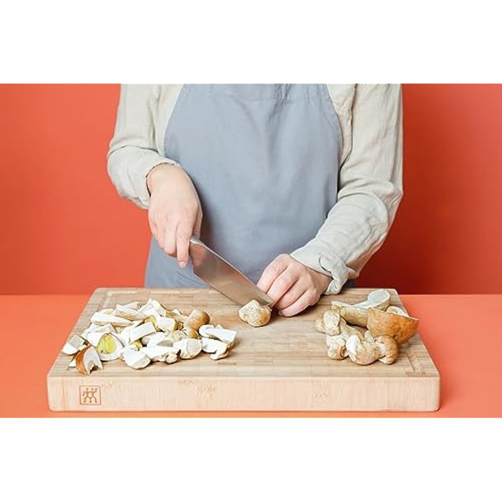 ZWILLING Bamboo Cutting Board – Reversible Medium Wood with Juice Groove