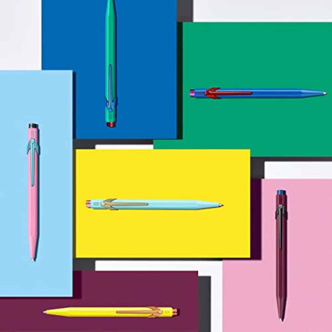 Caran d'Ache 849 Ballpoint Pen - Claim Your Style Hibiscus Pink Metal