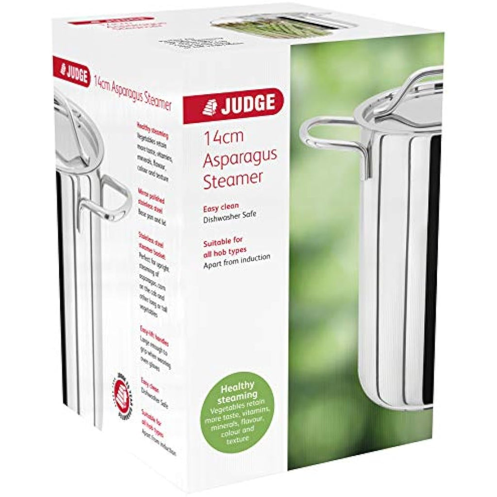 Judge Stainless Steel Vegetable Steamer Pot | 14cm Tall Food Steamer