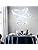 Dixun Modern 3-Ring LED Crystal Chandelier | Cool White Stainless Steel