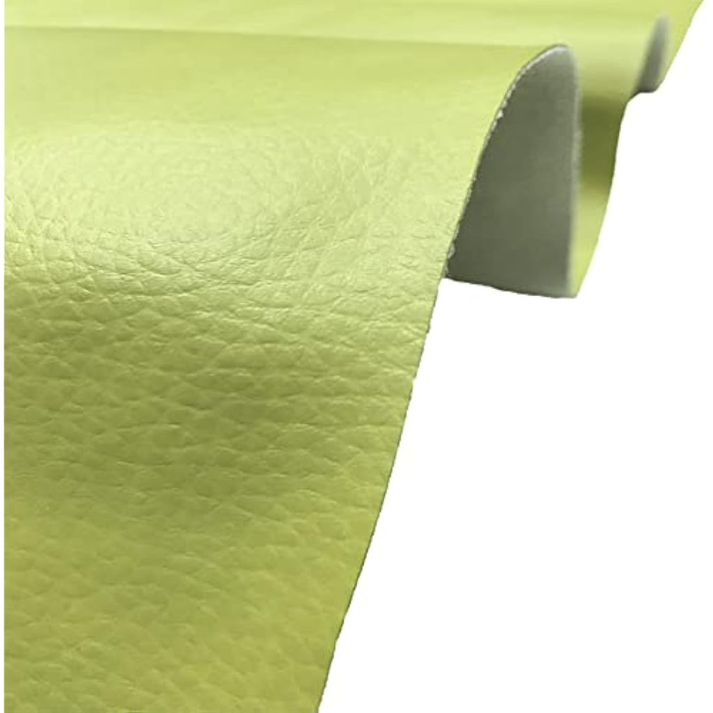 A-Express Grained Faux Leather Fabric | Heavy Duty Upholstery - Pistachio