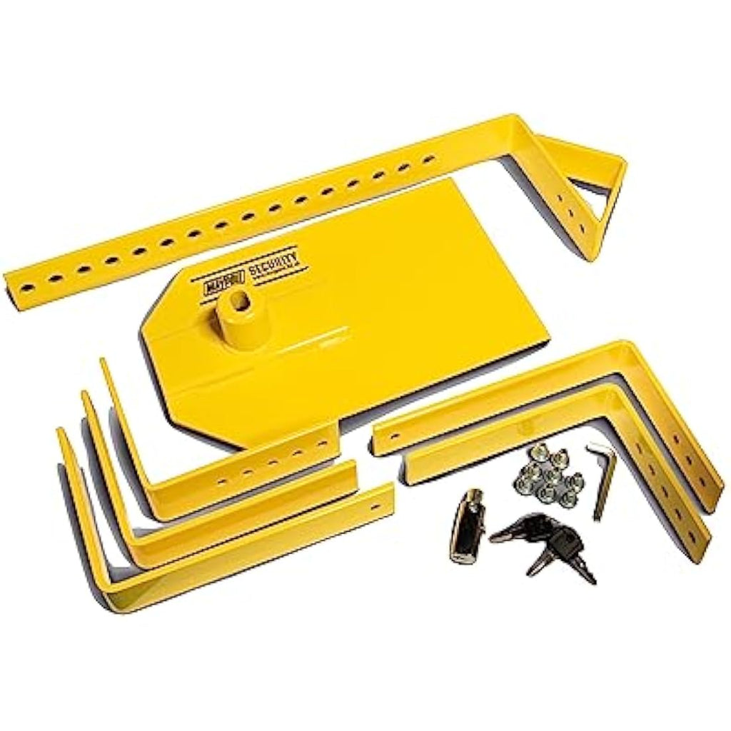 Maypole Heavy Duty Wheel Clamp | 10-16" Anti-Theft Lock for Cars & Vans